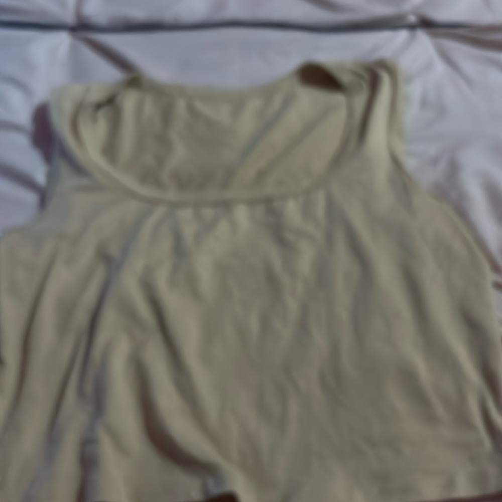 Square tan shirt